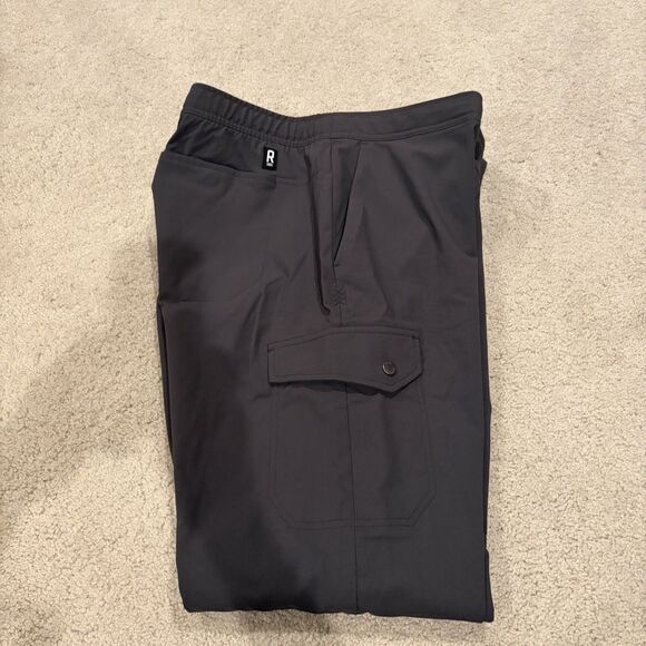 NWOT Rhone Men’s Boathouse Cargo Pants Grey MSRP $138 Elastic Waist Size Large - Picture 2 of 11